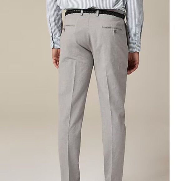 NWOT Ludlow Slim Fit Suit Pants in Lora Piana Wool Gray Size 36 x 32 - Picture 14 of 14